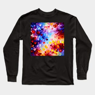 Hearts on Fire Long Sleeve T-Shirt